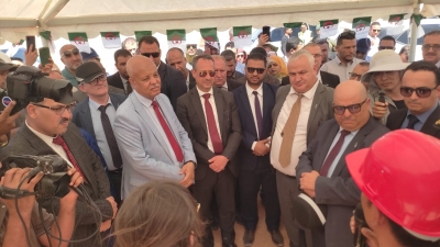 Le Ministre des Travaux Publics et des Infrastructures de Base effectue une visite d'inspection du projet ferroviaire de Bechar - Tindouf - Ghar Djebilet