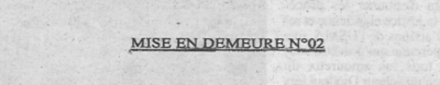 Mise en demeure
