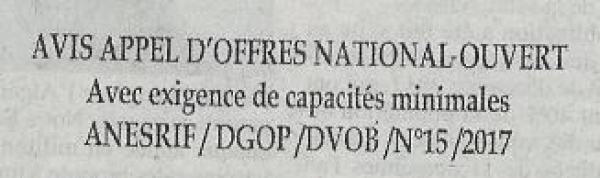 Avis de prorogation de d&eacute;lai
